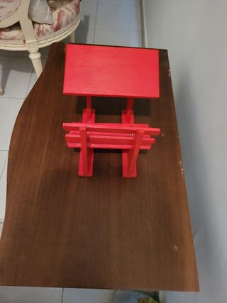Pupitre madera muñeca