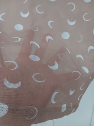 Blusa semitransparente lunas