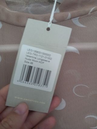Blusa semitransparente lunas
