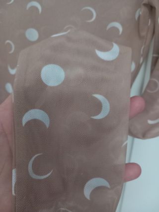 Blusa semitransparente lunas