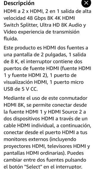 Conmutador HDMI