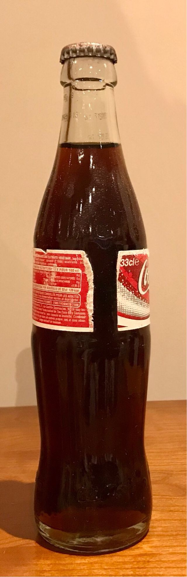 Botella de Coca Cola de Francia 330 ml