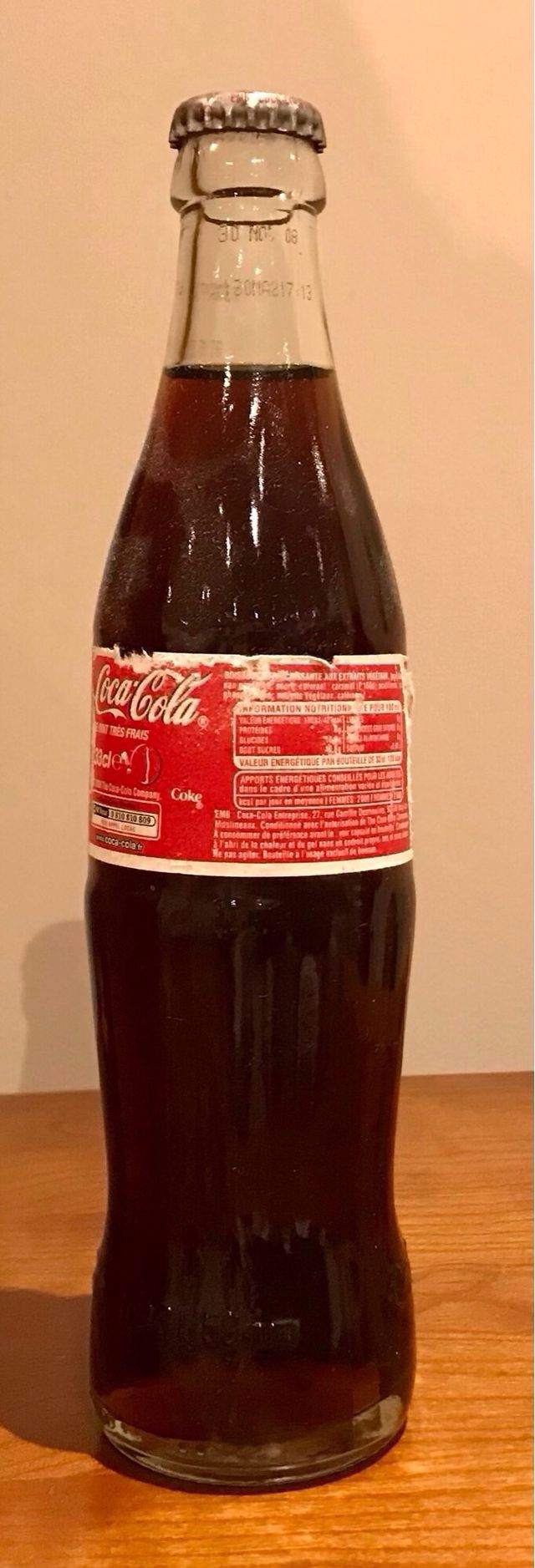 Botella de Coca Cola de Francia 330 ml
