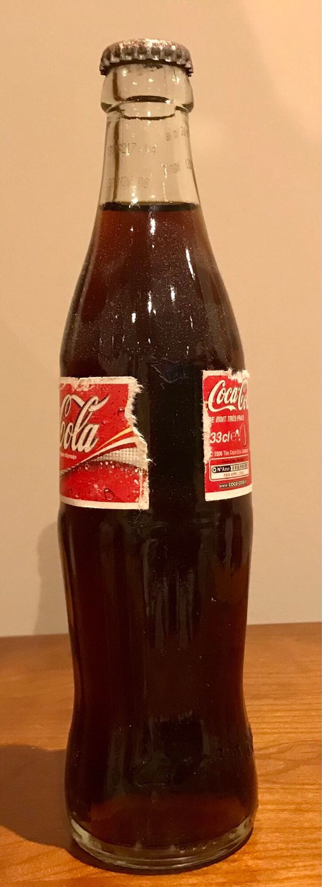 Botella de Coca Cola de Francia 330 ml