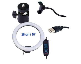 Aro de luz para fotos