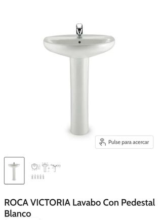 Lavabo Victoria Roca con Pedestal