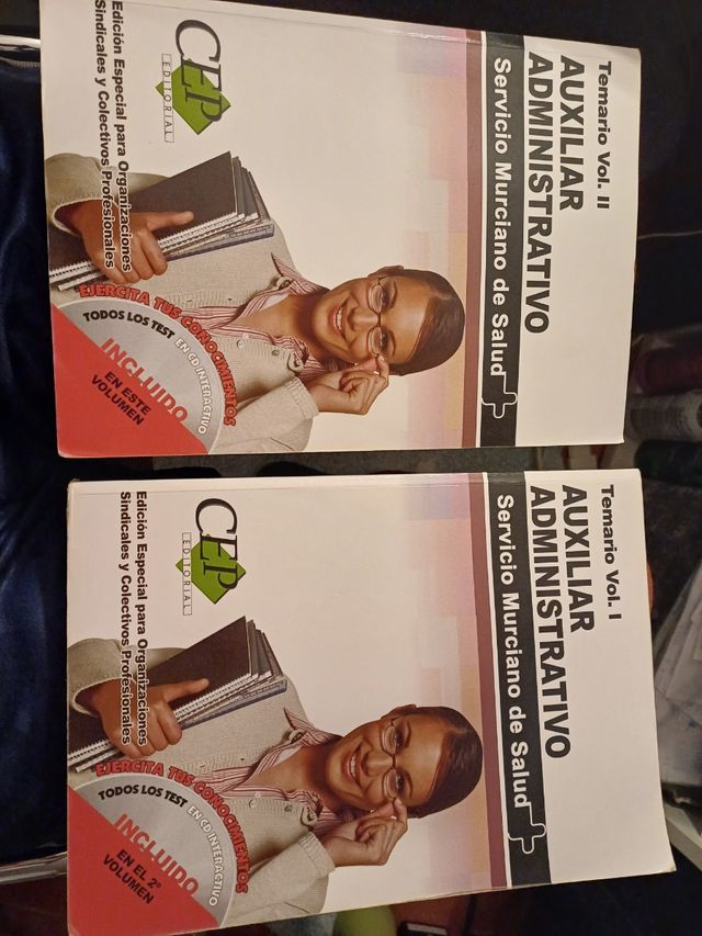 2 libros Auxiliar Administrativo Ser