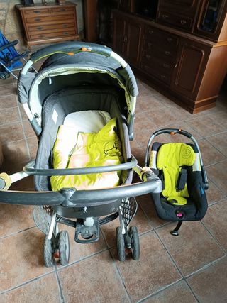 Trio de Jané bicolor verde/grigio