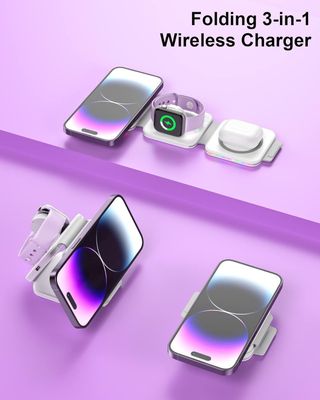 CARGADOR TRIPLE INALAMBRICO -NUEVO