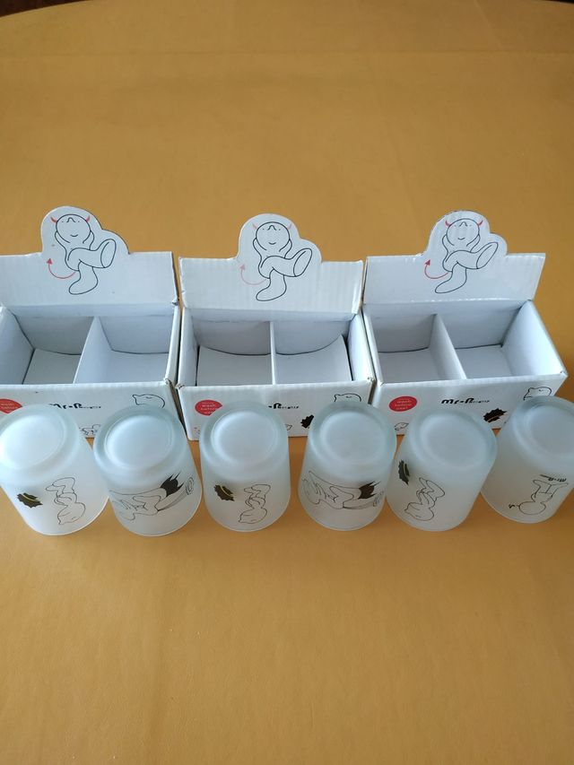 6 shot per caffè liquori e dessert