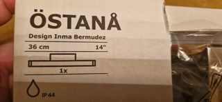 Lámpara Ikea Ostana. Nueva