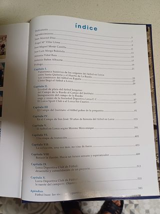 Libro Lorca Deportivo Lujo