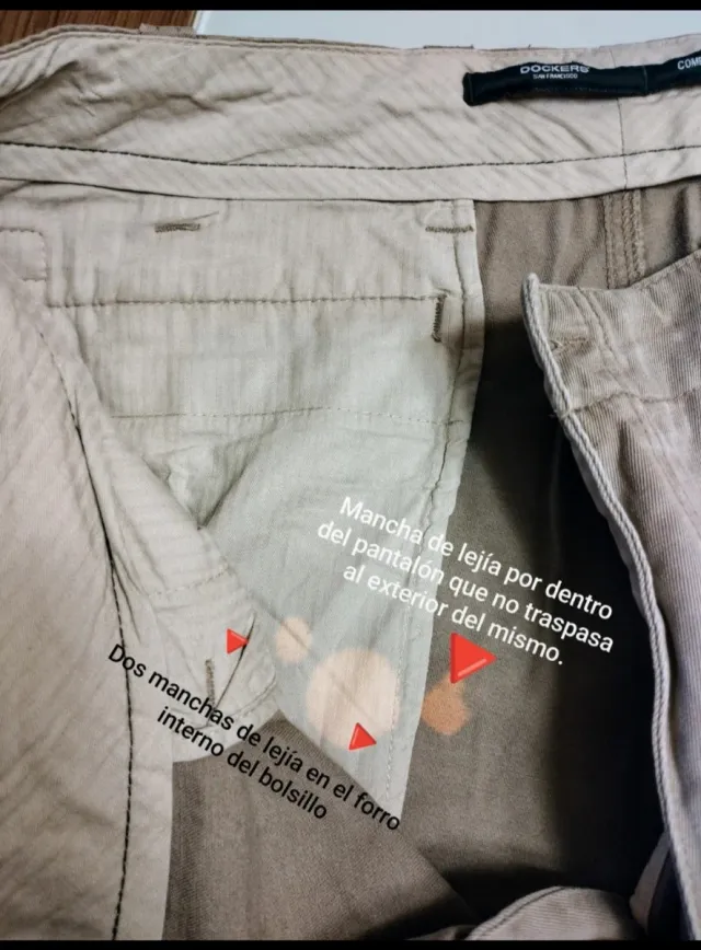 Pantalón cargo Dockers hombre. T.W34 (T.44)