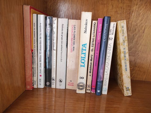 Libros, varios géneros literarios