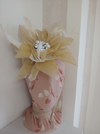 Peineta maxi flor pedrería