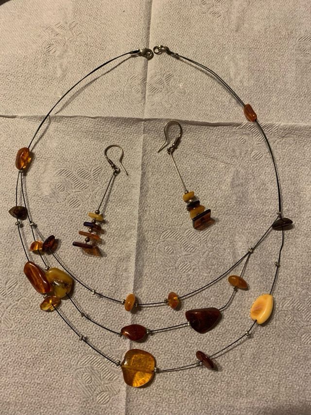 Collana e orecchini donna