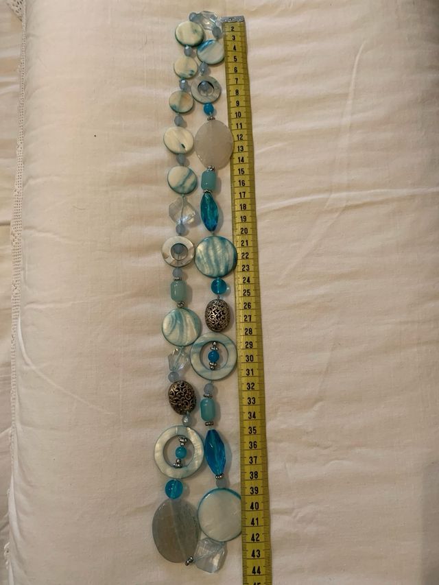 Collana azzurra donna