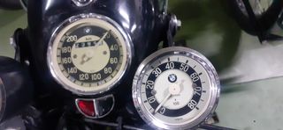 BMW R 69S .  Motocicleta antigua