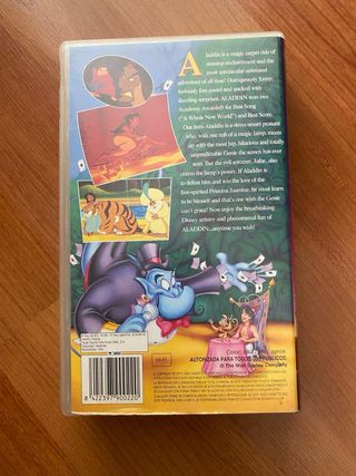 VHS Aladdin en inglés