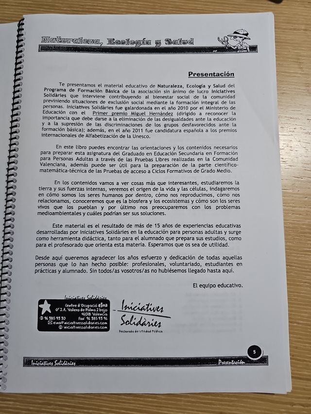 Naturaleza, Ecología y Salud