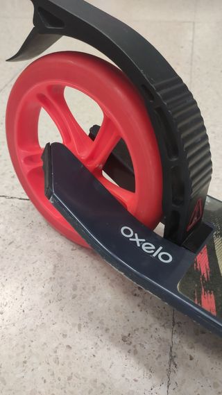 Patinete Scooter Oxelo MID 7 Niños Naranja Negro