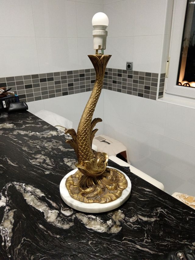 Pie de lámpara vintage