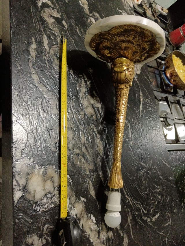 Pie de lámpara vintage