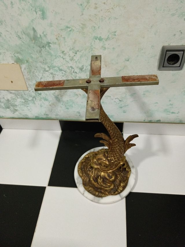 Pie de lámpara vintage