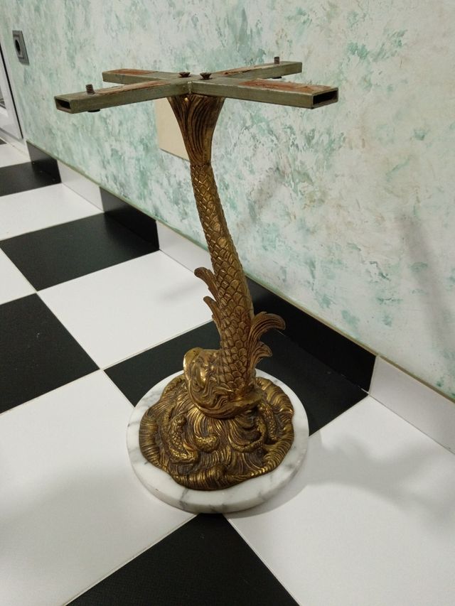 Pie de lámpara vintage