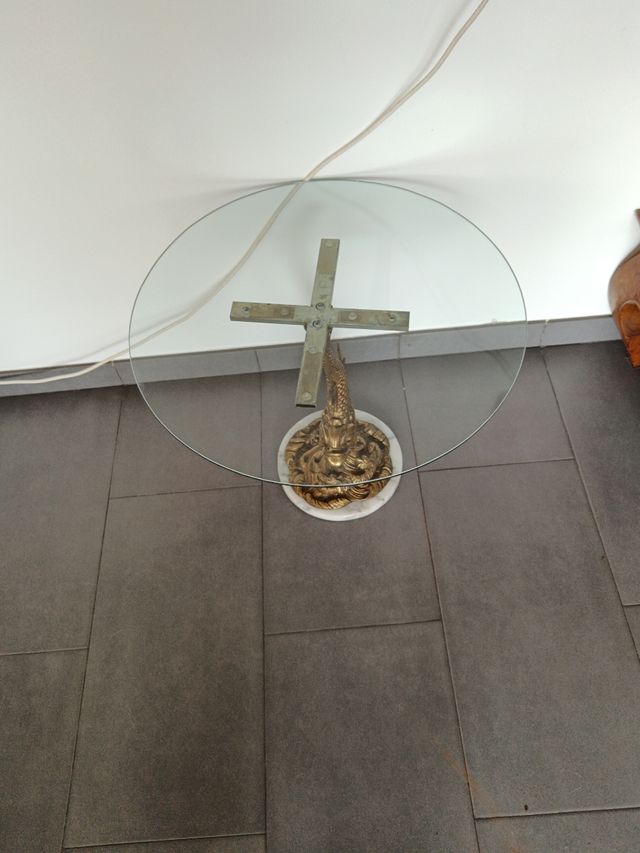 Pie de lámpara vintage