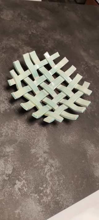 Portafrutta centrotavola in ceramica