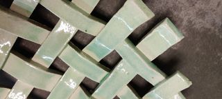 Portafrutta centrotavola in ceramica