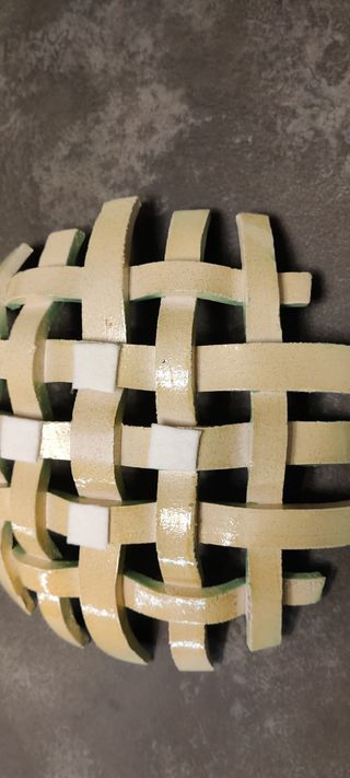 Portafrutta centrotavola in ceramica