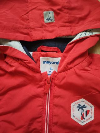 Giacca a vento mayoral neonato