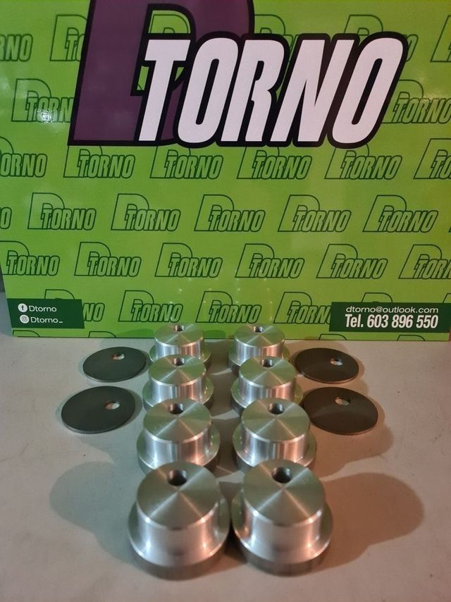 Casquillos aluminio Puente 206