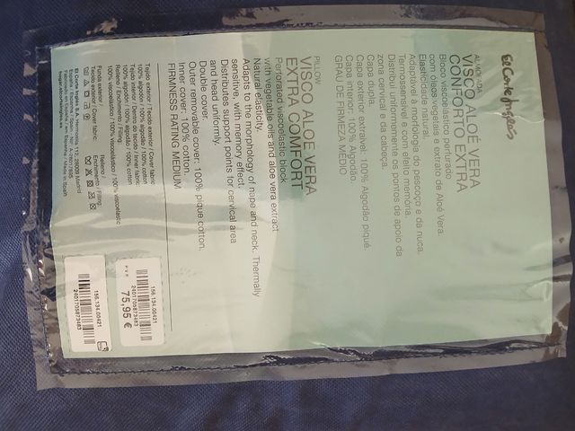 Almohada Visco Áloe Vera