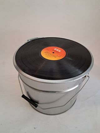 Bidoncino portatutto coperchio vinile