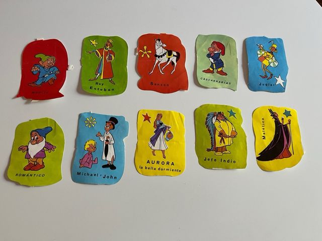 Cromos de picar lote