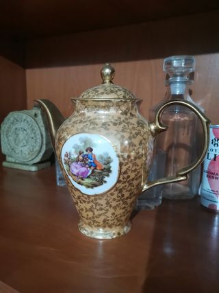 Juego de café doce tazas.