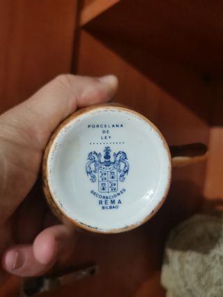 Juego de café doce tazas.