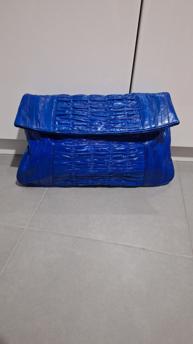 Pochette  pelle Heidi Mottran sea lily clucth