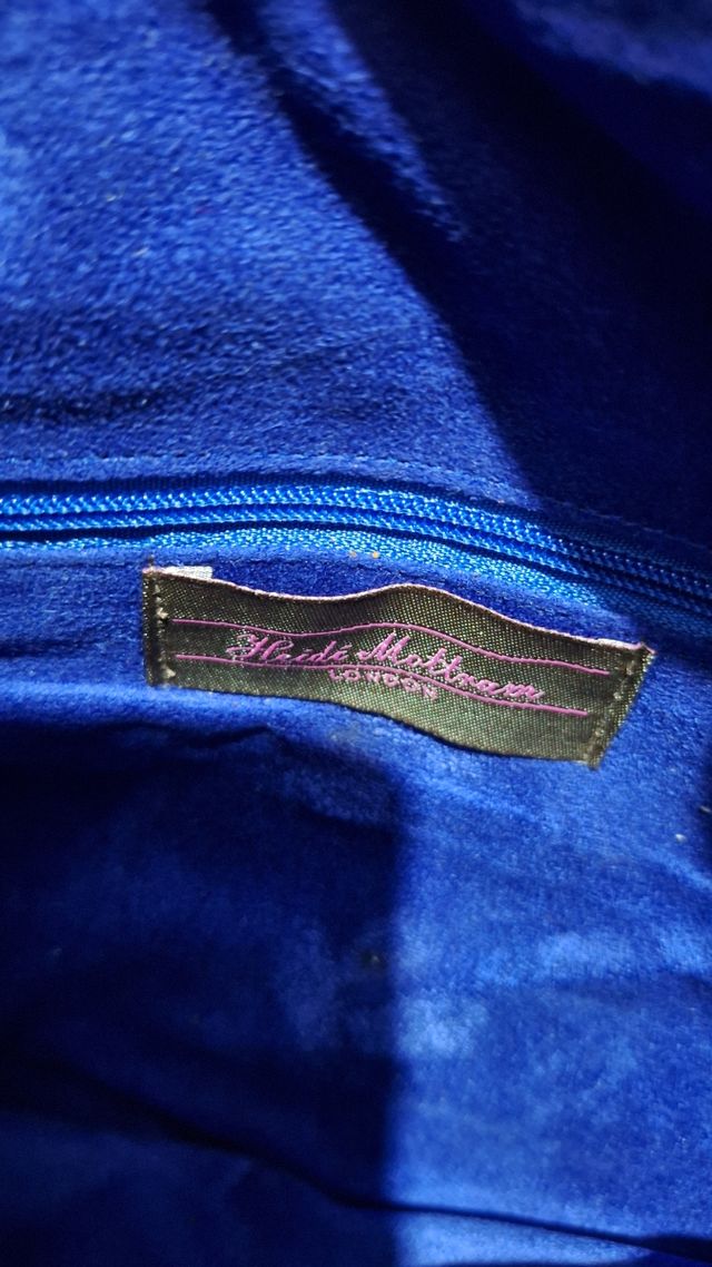 Pochette  pelle Heidi Mottran sea lily clucth