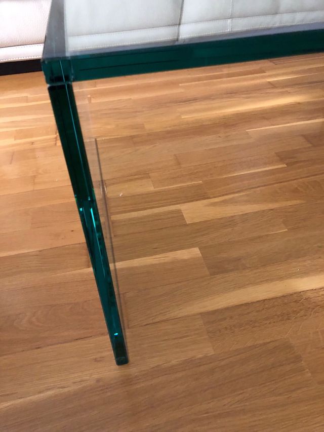 Mesa de centro de cristal. Roche Bobois