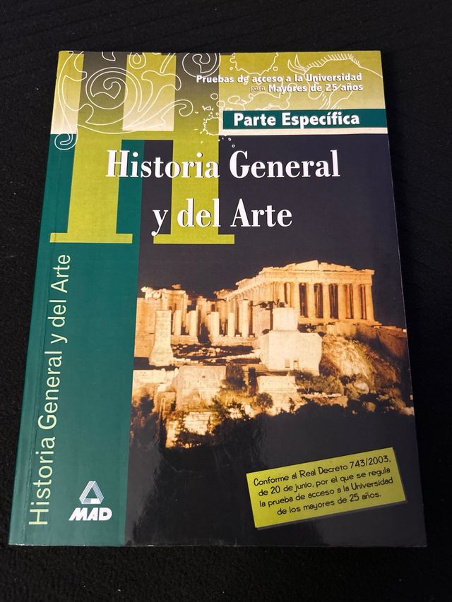 HISTORIA GENERAL Y DEL ARTE MAD UNIVERSIDAD 25