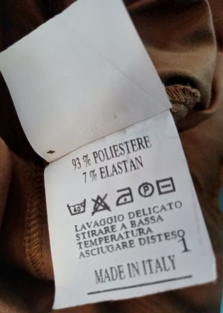 Camisa italiana marrón 44