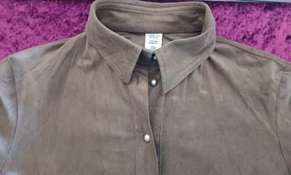 Camisa italiana marrón 44