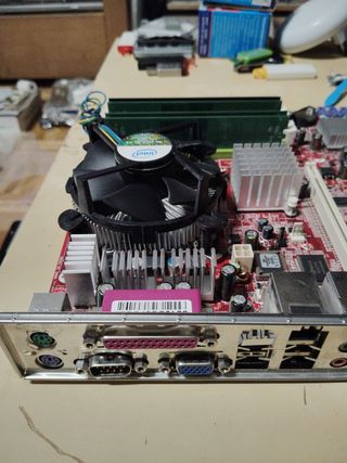 PLACA BASE MSI+CPU+DISIPADOR+RAM
