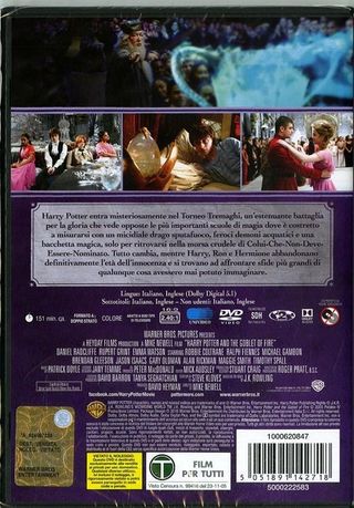 DVD Harry Potter Il calice di fuoco