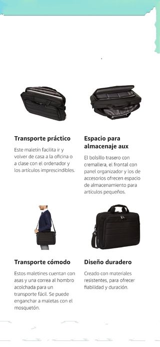 Maletín para ordenador y documentos