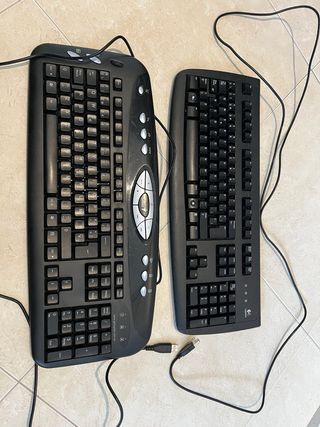 Teclados de ordenador con cable usb